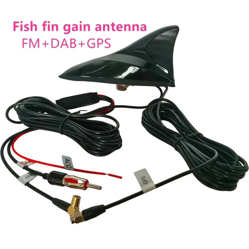 Shark fin car roof antenna - fin, gps